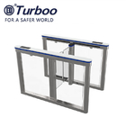 Awesome Waist High Turnstile Fully Automatic 10mm Transparent Acrylic Wings Panel