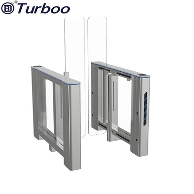 comprare Cancello girevole di vetro del portone di velocità del controllo di accesso di RFID alto con alta sicurezza per l'edificio per uffici online manufacture