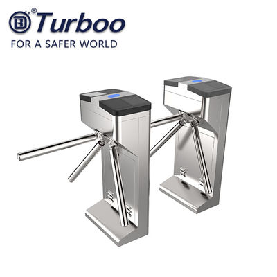 comprare Portone pedonale della barriera del controllo di accesso/lettore di schede verticale del cancello girevole RFID del treppiede online manufacture