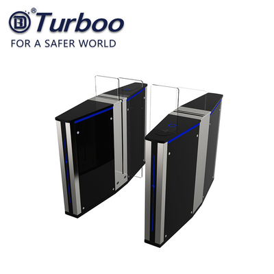 comprare Cancello girevole scorrevole automatico di vetro temperato di qualità superiore del portone della barriera dello strato SUS304 per controllo di sicurezza pedonale online manufacture