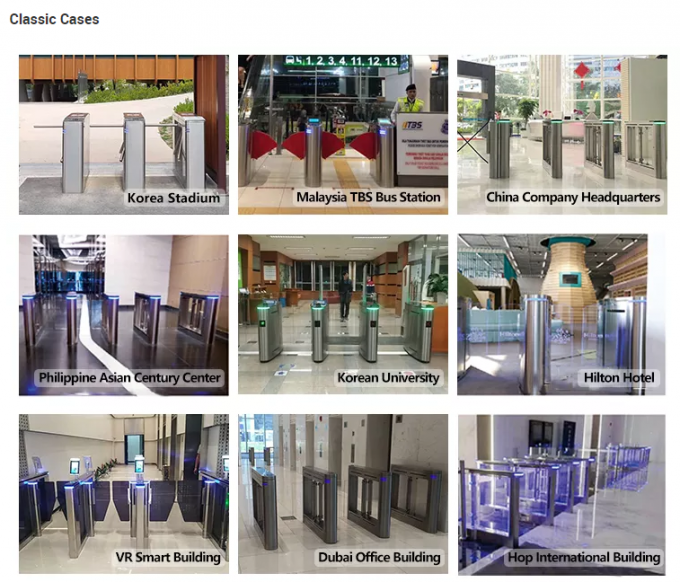 Braccio intelligente 3 del treppiede di RFID del controllo di accesso del portone verticale del cancello girevole con il sensore 3