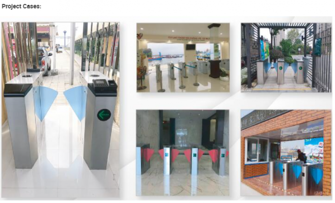 Portone pedonale della barriera di operazioni stabili automatiche con partecipazione di tempo di NFC 2