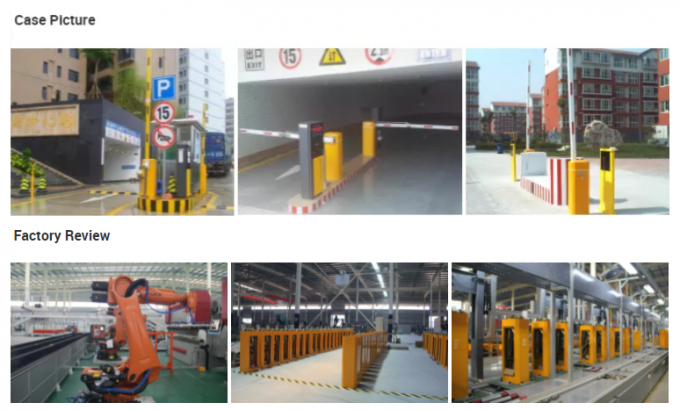 Portone diritto ad alta velocità della barriera del recinto del braccio del popolare per la gestione di parcheggio dell'automobile 3
