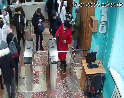 Cancello girevole automatico del controllo di accesso della stazione ferroviaria del portone del cancello girevole del treppiede dei semi 0
