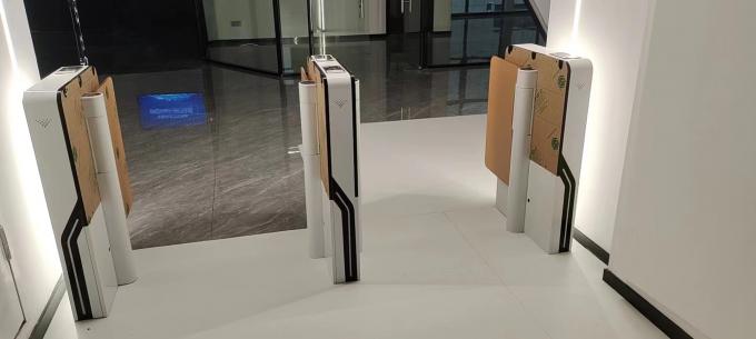 Cancello girevole ultra esile compatto del portone di velocità del controllo di accesso del portone RFID del cancello girevole dell'oscillazione della parte alta 4