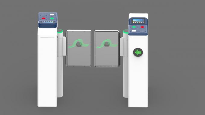 Display a LED Flap Swing Barrier Gate Speed Gate Turnstile con RFID / riconoscimento facciale 2