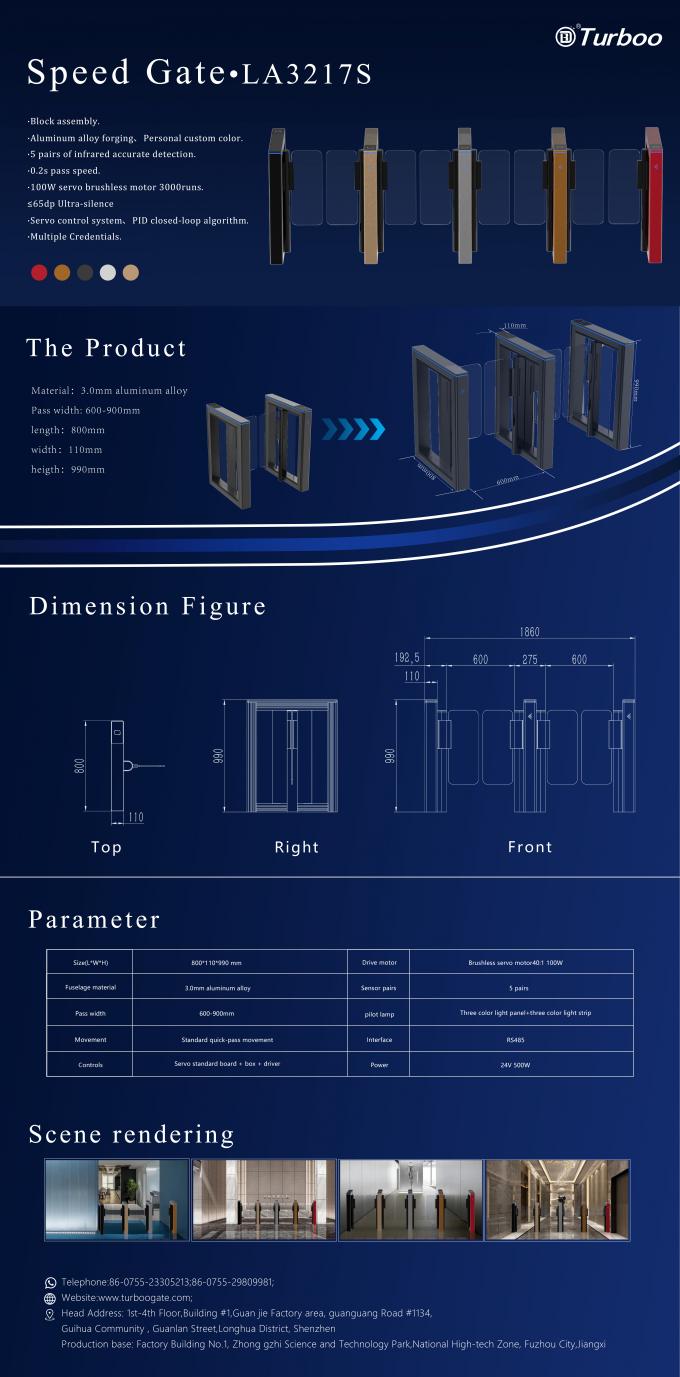Tornitori di porta a velocità oscillante compatti e leggeri con tecnologia a sensori a infrarossi 0