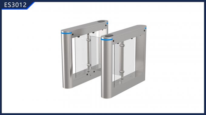 Smart 150W Swing Barrier Gate per 35 persone/min Controllo dell'accesso nell'edificio ufficio 0
