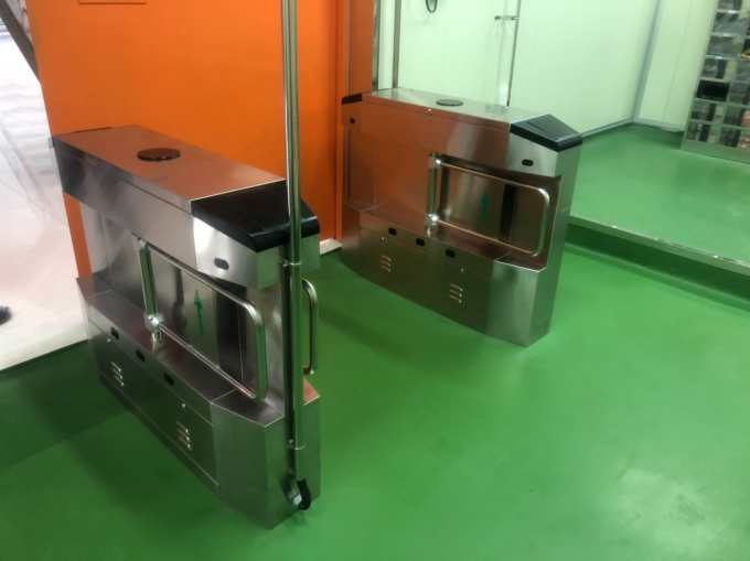 Controllo dell'accesso a sensori a infrarossi Portale oscillante per supermercati self-service palestre 2