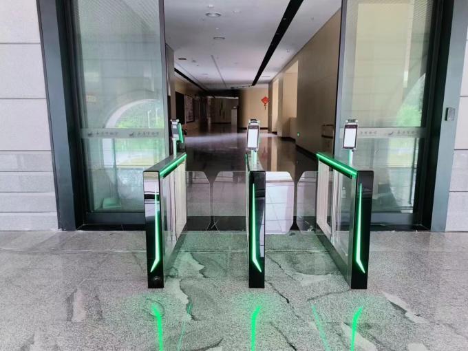 1500*130*980mm Pederstrain Swing Gate e QR Code Secure Community/Office Entrance 0