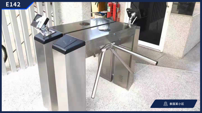 Sistema di controllo dell'accesso porta a giradischi a treppiede a ponte struttura centrale a contatto secco per interni ed esterni 0