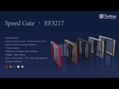 Moderno stile design integrato giradischi Porte di sicurezza velocità Porte oscillanti in acciaio inossidabile per ufficio