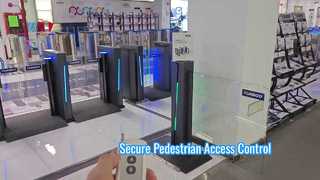 Z312 Cancello battente per controllo accessi pedonale per centro fitness supermercato