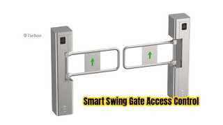 Guarda: Codice RFID/QR integrato per cancello battente per controllo accessi Z310 per vetrina supermercati self-service